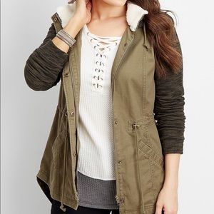 Maurices Sherpa hood anorak jacket